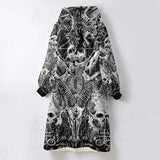 Satan and SKULL SED-0102 Oversized Sherpa Blanket Hoodie