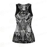 Satan and SKULL SED-0102 Hollow Out Tank Top