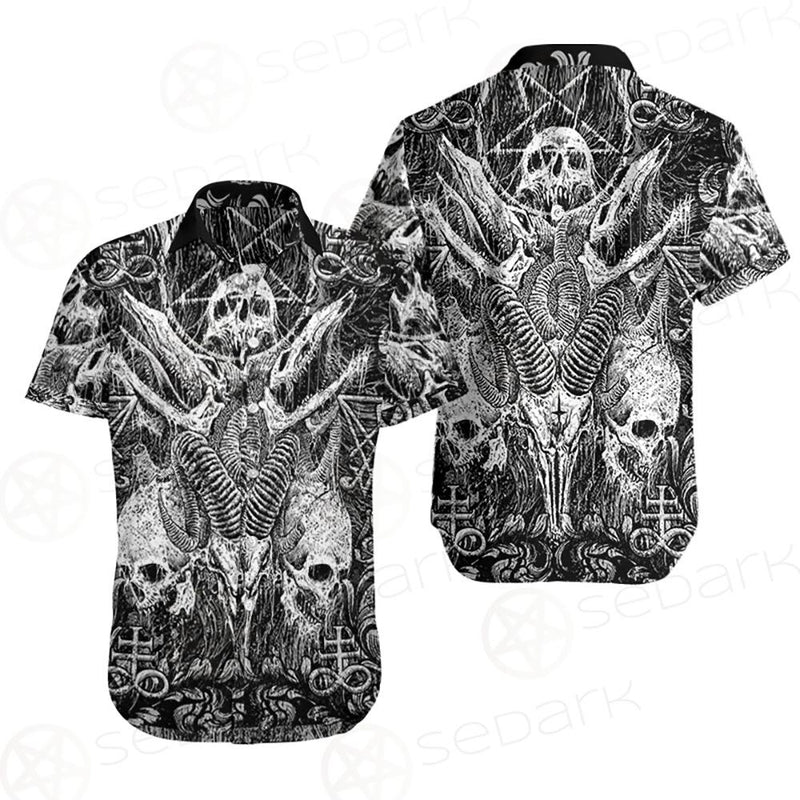 Satan and SKULL SED-0102 Shirt Allover