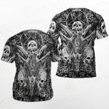 Satan and SKULL SED-0102 Unisex T-shirt