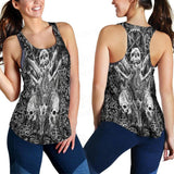 Satan and SKULL SED-0102 Women Tank Top