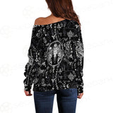 Satan Symbol SED-0104 Off Shoulder Sweaters