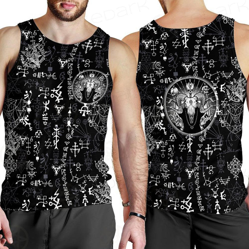 Satan Symbol SED-0104 Men Tank-tops