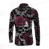 Rose Death Moth Skull SED-0105 Long Sleeve Shirt