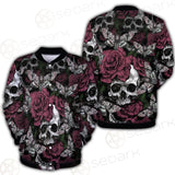 Rose Death Moth Skull SED-0105 Button Jacket