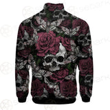 Rose Death Moth Skull SED-0105 Stand-up Collar Jacket