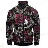 Rose Death Moth Skull SED-0105 Stand-up Collar Jacket