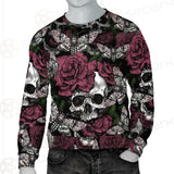 Rose Death Moth Skull SED-0105 Unisex Sweatshirt