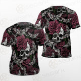 Rose Death Moth Skull SED-0105 Unisex T-shirt