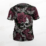 Rose Death Moth Skull SED-0105 Unisex T-shirt