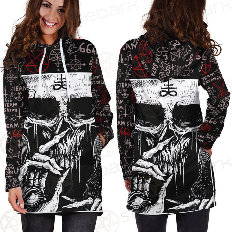 Skull Satan SED-0106 Hoodie Dress