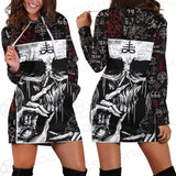 Skull Satan SED-0106 Hoodie Dress
