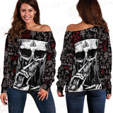 Skull Satan SED-0106 Off Shoulder Sweaters