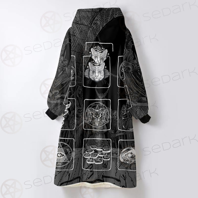 Icon Satan SED-0107 Oversized Sherpa Blanket Hoodie