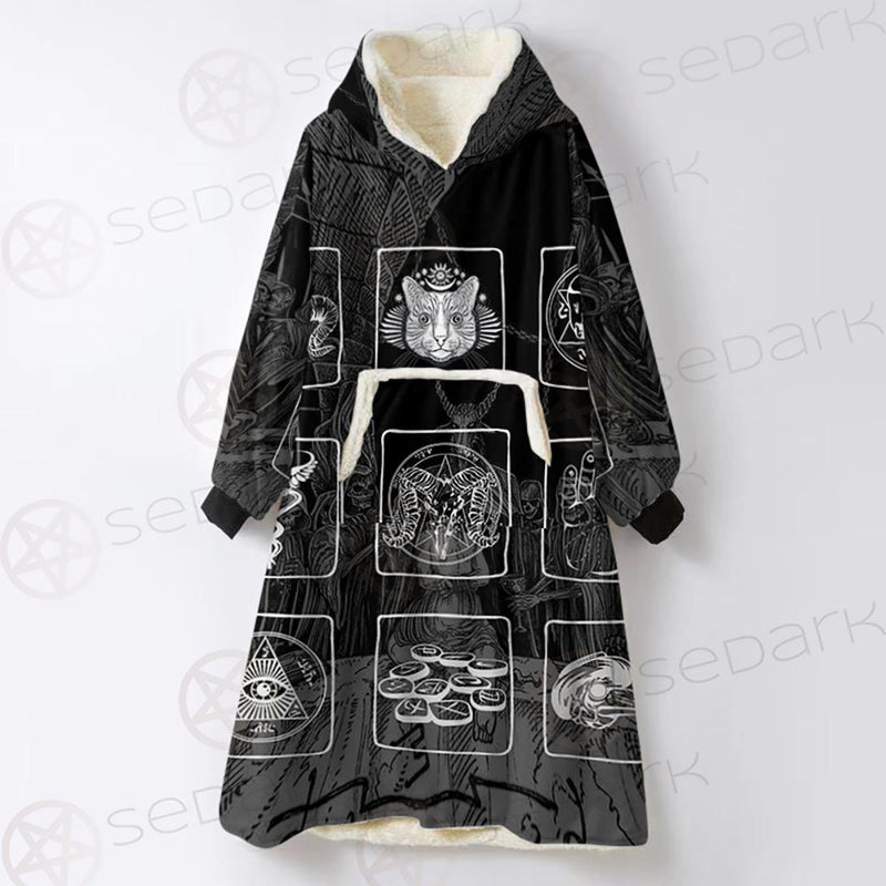 Icon Satan SED-0107 Oversized Sherpa Blanket Hoodie