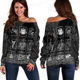 Icon Satan SED-0107 Off Shoulder Sweaters