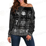 Icon Satan SED-0107 Off Shoulder Sweaters