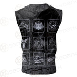 Icon Satan SED-0107 Zip Sleeveless Hoodie