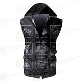 Icon Satan SED-0107 Zip Sleeveless Hoodie