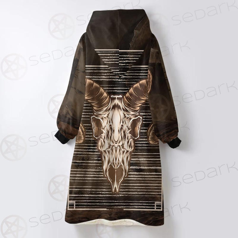 Satan and Skull SED-0108 Oversized Sherpa Blanket Hoodie