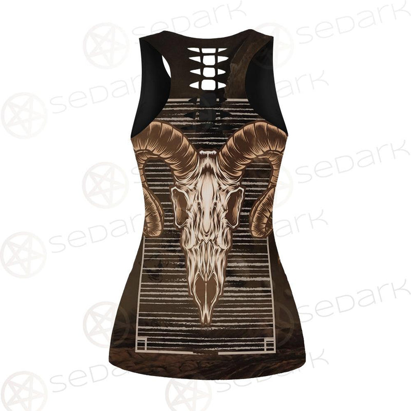 Satan and Skull SED-0108 Hollow Out Tank Top
