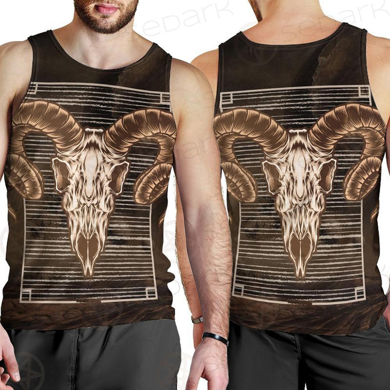 Satan and Skull SED-0108 Men Tank-tops