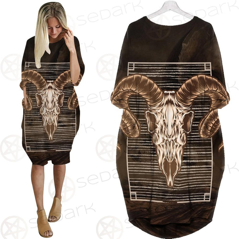 Satan and Skull SED-0108 Batwing Pocket Dress