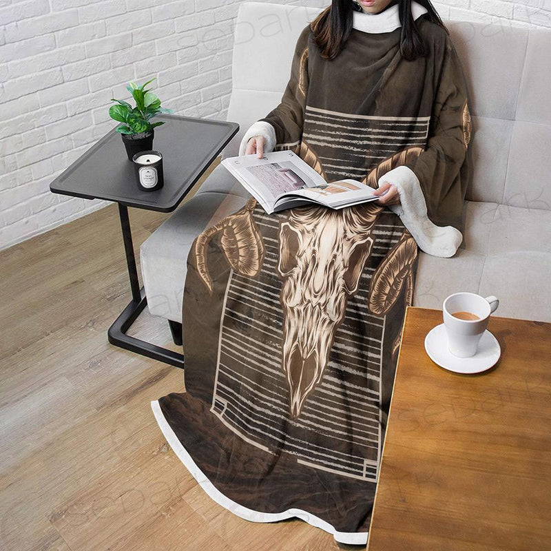 Satan and Skull SED-0108 Sleeved Blanket