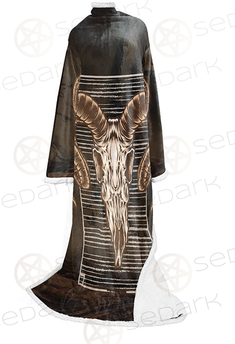 Satan and Skull SED-0108 Sleeved Blanket