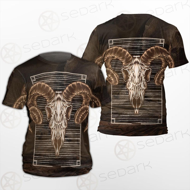 Satan and Skull SED-0108 Unisex T-shirt