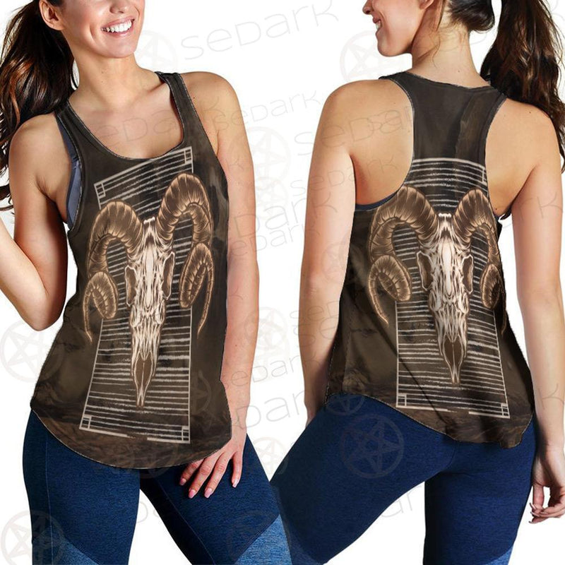 Satan and Skull SED-0108 Women Tank Top