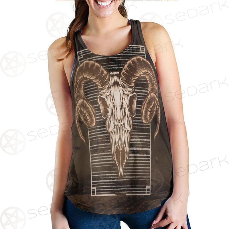 Satan and Skull SED-0108 Women Tank Top