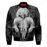 Moon Skull Satan SED-0109 Bomber Jacket