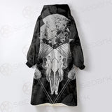 Moon Skull Satan SED-0109 Oversized Sherpa Blanket Hoodie