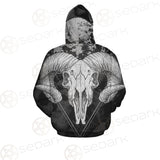 Moon Skull Satan SED-0109 Hoodie Allover