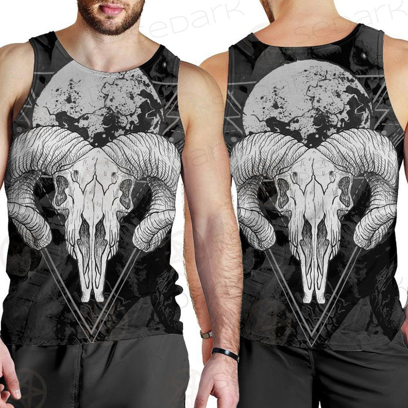 Moon Skull Satan SED-0109 Men Tank-tops