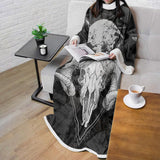 Moon Skull Satan SED-0109 Sleeved Blanket