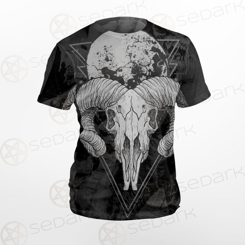 Moon Skull Satan SED-0109 Unisex T-shirt