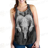 Moon Skull Satan SED-0109 Women Tank Top