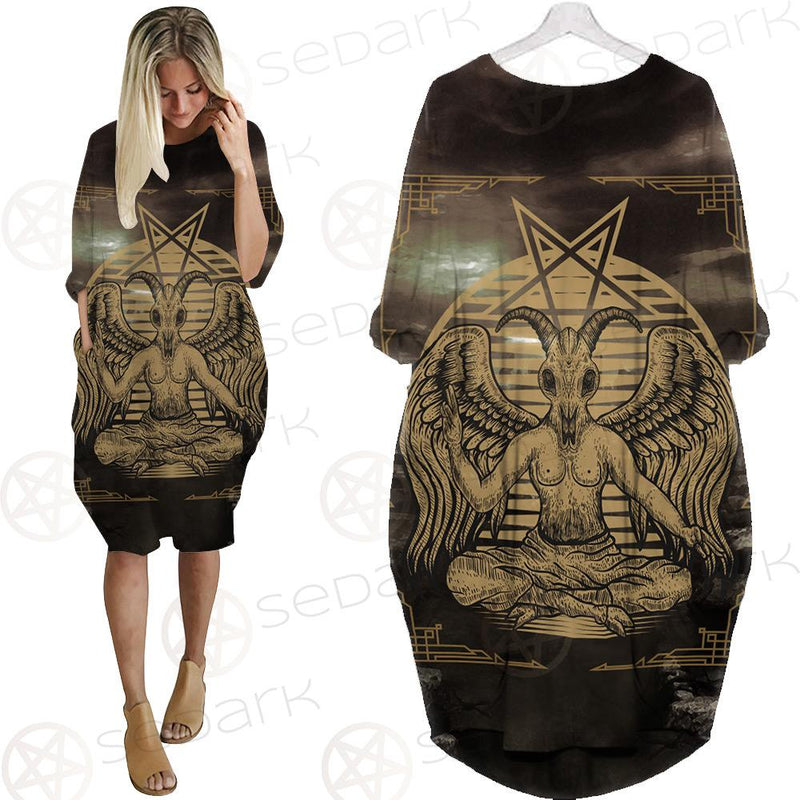 New Baphomet SED-0110 Batwing Pocket Dress
