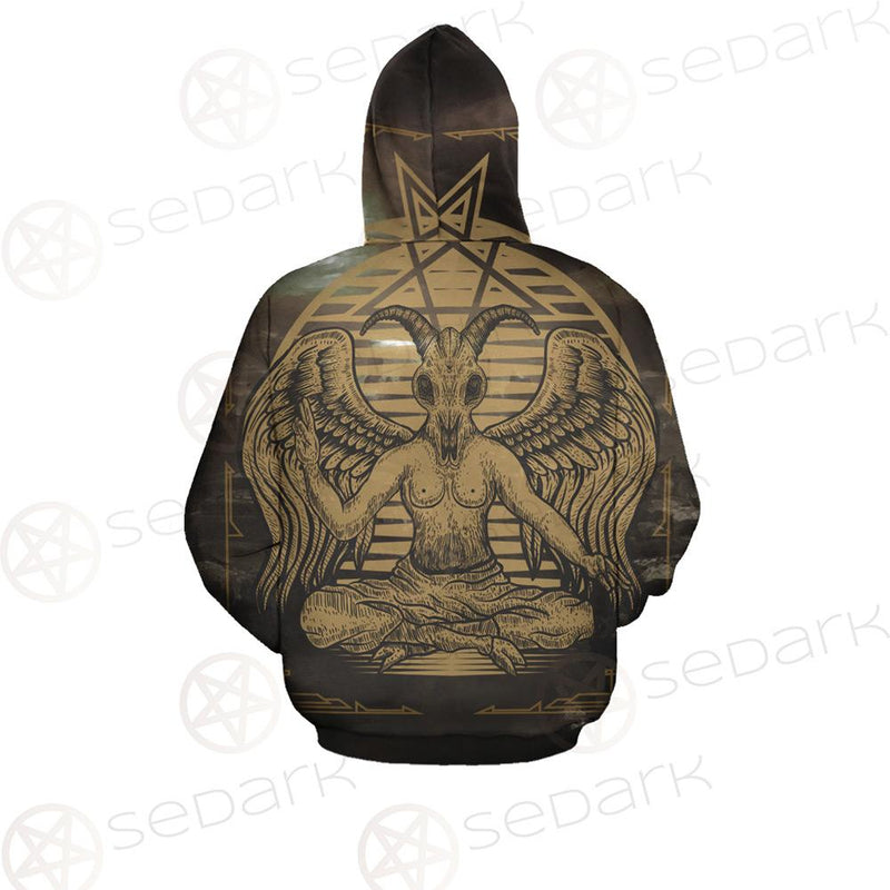 New Baphomet SED-0110 Zip-up Hoodies