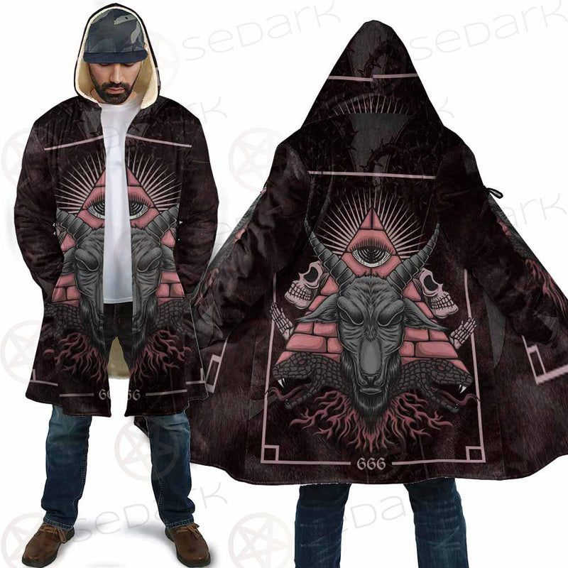 Satan Skull SED-0111 Cloak with bag