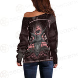 Satan Skull SED-0111 Off Shoulder Sweaters