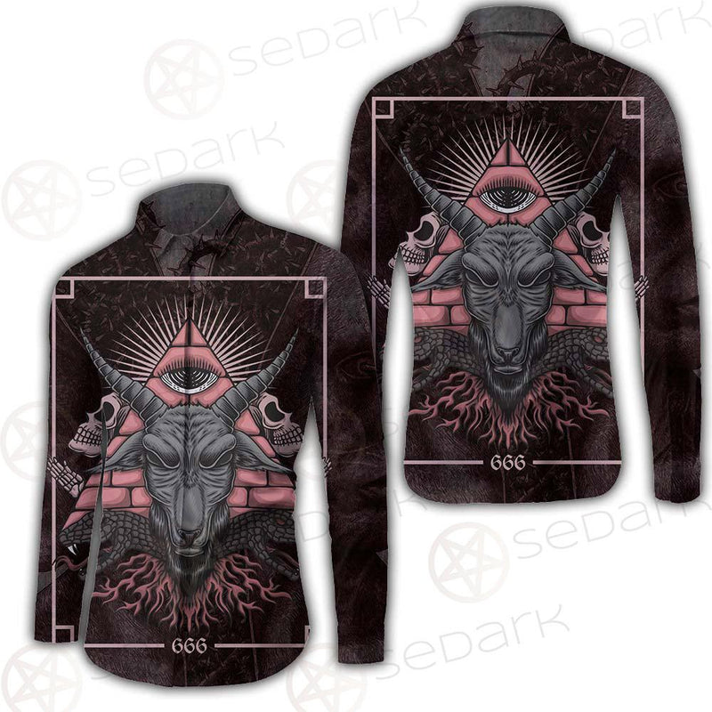 Satan Skull SED-0111 Long Sleeve Shirt