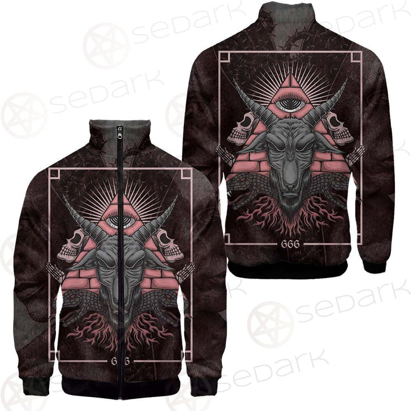 Satan Skull SED-0111 Stand-up Collar Jacket