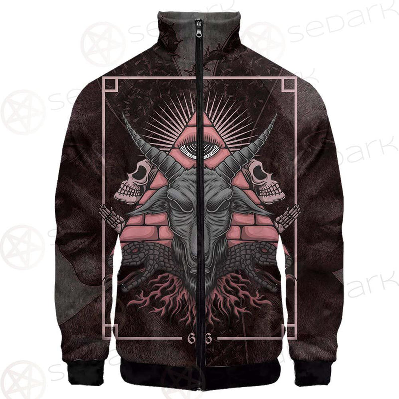 Satan Skull SED-0111 Stand-up Collar Jacket