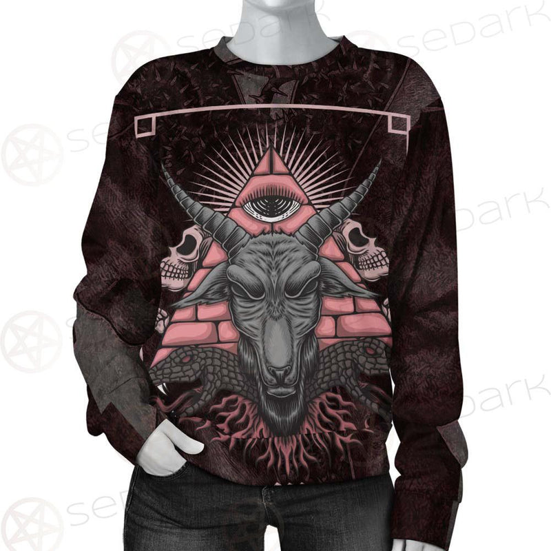 Satan Skull SED-0111 Unisex Sweatshirt