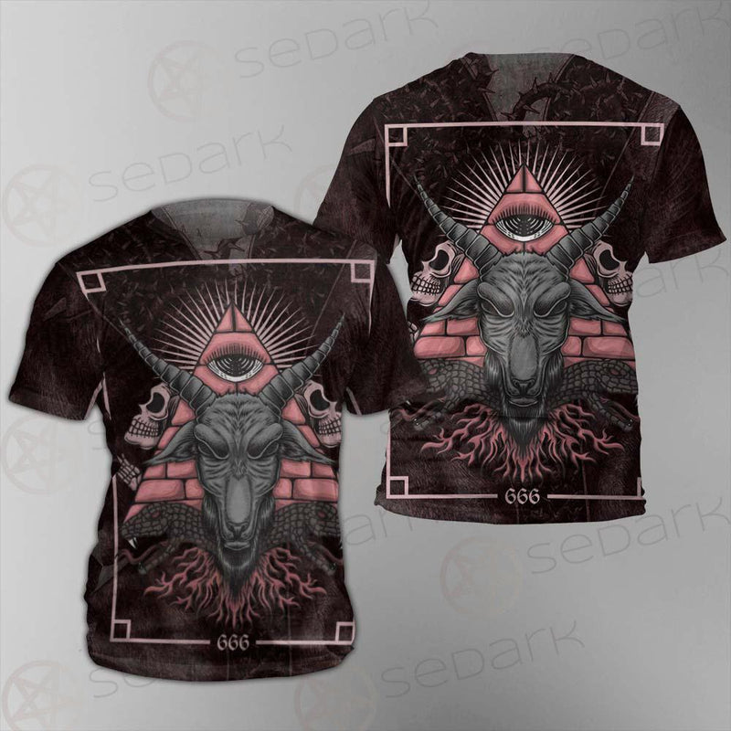 Satan Skull SED-0111 Unisex T-shirt