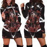 Pentagram Baphoment SED-0112 Hoodie Dress