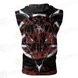 Pentagram Baphoment SED-0112 Zip Sleeveless Hoodie